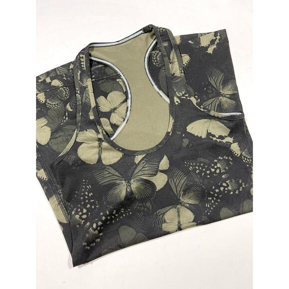 Lululemon Cool Racerback Butterfly Green- Size 2 - Picture 3 of 6